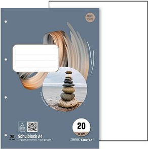 Staufen® Schulblock Style Lin20 DIN A4 blanko