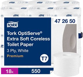 Thumbnail - TORK Toilettenpapier T7 Premium 3-lagig, 18 Rollen