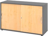 Thumbnail - HAMMERBACHER Schiebetürenschrank 1752S, V1752S/G/3/BM ahorn, grafit 1 Fachboden 120,0 x 40,0 x 74,8 cm