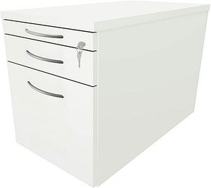 Thumbnail - fm fastline Rollcontainer weiß 3 Auszüge 43,6 x 80,0 x 52,0 cm