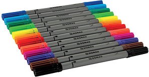 DONAU Filzstifte farbsortiert, 12 St.