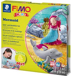 STAEDTLER Modelliermasse FIMO® kids Meermaid mehrfarbig