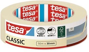 Thumbnail - tesa CLASSIC Kreppband beige 30,0 mm x 50,0 m 1 Rolle