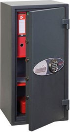 phoenix Tresor Neptune Sicherheitsstufe 1 nach EN 1143-1 mit Feuerschutz graphitgrau 44,0 x 43,0 x 90,0 cm