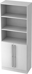 Thumbnail - HAMMERBACHER Regalschrank 7700 NU, V7700/W/W/NU weiß 80,0 x 42,0 x 200,4 cm