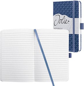 Thumbnail - SIGEL Notizbuch Jolie® ca. DIN A6 liniert, indigoblau Hardcover 174 Seiten