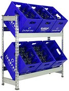 Thumbnail - Simonrack Getränkekistenregal SIMONBOTTLE 2 8435104962619 silber 100,0 x 30,0 x 100,0 cm