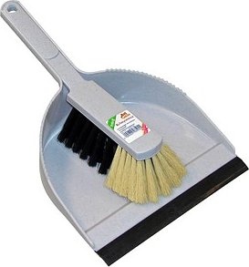 Nölle Kehrgarnitur Profi grau Kunststoff 22,0 cm breit