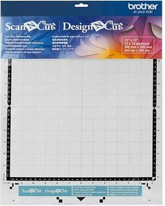 brother CAMATLOW12 Schneidematte für Schneideplotter leicht klebend 305 x 305 mm (12 x 12 Zoll) für 0,1 - 0,3 mm dickes ...