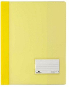 Thumbnail - DURABLE Schnellhefter DURALUX® Kunststoff gelb DIN A4 überbreit, 10 St.