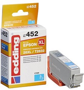 edding EDD-452 cyan Druckerpatrone kompatibel zu EPSON T2632