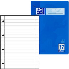 OXFORD Schulheft Lineatur 37 liniert DIN A4 Innen- und Außenrand, 16 Blatt, 1 St.