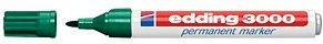 edding 3000 Permanentmarker grün 1,5 - 3,0 mm, 1 St.