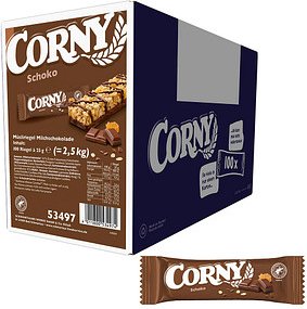 CORNY Classic Schoko Müsliriegel 100 Riegel