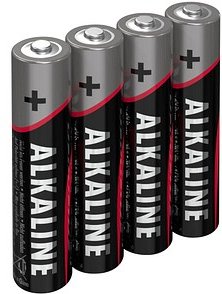 ANSMANN Batterien Red Alkaline Alkali-Mangan Micro AAA 1,5 V, 4 St.