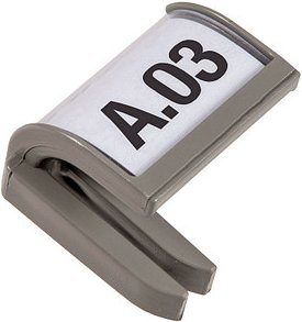 EICHNER Beschriftungsschilder grau für EICHNER Ablagefächer