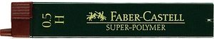 Thumbnail - FABER-CASTELL SUPER-POLYMER Feinminen-Bleistiftminen schwarz H 0,5 mm, 12 St.