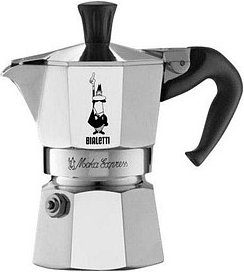 BIALETTI Moka Express 2 Espressokocher silber, 2 Tassen