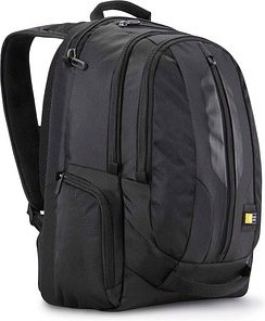case LOGIC® Laptop-Rucksack Backpack Kunststoff schwarz bis 44,0 cm (17,3 Zoll)