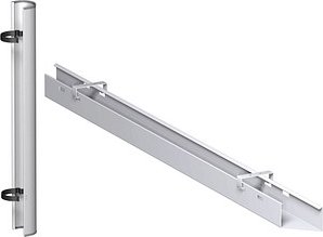 geramöbel Flex Kabelwannen-Set 180,0 cm silber