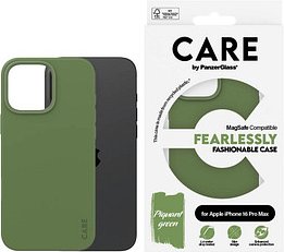 CARE by PanzerGlass® Fashionable Case Handy-Cover für Apple iPhone 16 Pro Max grün
