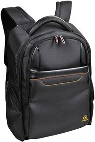 Exacompta Laptop-Rucksack Exactive Kunstfaser schwarz, orange bis 39,6 cm (15,6 Zoll)
