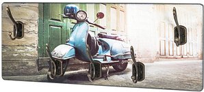 HAKU Möbel Wandgarderobe 17971 Motiv Holz 5 Haken 50,0 x 20,0 cm