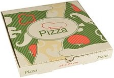 PAPSTAR Pizzakartons pure 24,0 x 3,0 cm, 100 St.
