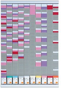 Thumbnail - nobo Stecktafel 80,0 x 96,0 cm 12 Spalten