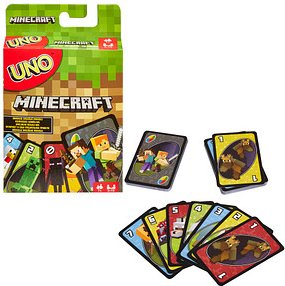 Mattel GAMES UNO Minecraft Kartenspiel, 1 St.