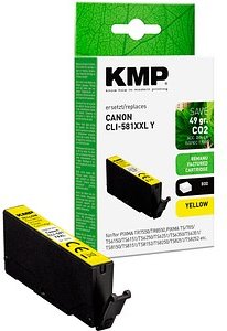 Thumbnail - KMP gelb Druckerpatrone kompatibel zu Canon CLI-581 Y XXL
