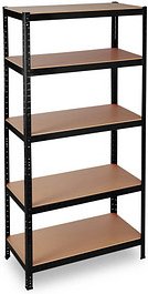 Thumbnail - relaxdays Schwerlastregal 10026755_0 schwarz 90,0 x 60,0 x 180,0 cm