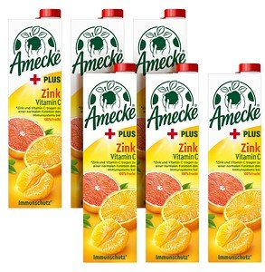Amecke + Zink Fruchtsaftkonzentrat 6x 1,0 l
