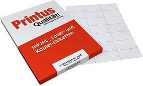 2.100 Printus Etiketten weiß 70,0 x 42,3 mm