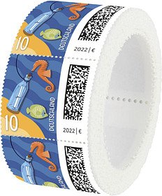 Deutsche Post 0,10 € Briefmarken "Flaschenpost" nassklebend, 200 St.