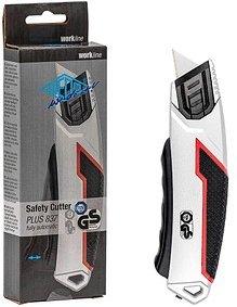 WEDO Cuttermesser Safety Plus Metall silber 19,0 mm, 1 St.