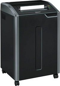 Fellowes Powershred 485Ci Aktenvernichter mit Partikelschnitt P-4, 4 x 30 mm, bis 30 Blatt, schwarz