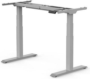 FlexiSpot E7 elektrisch höhenverstellbares Schreibtischgestell grau ohne Tischplatte, T-Fuß-Gestell grau 110,0 - 190,0 x...