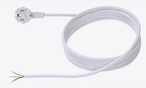 Thumbnail - BACHMANN Aderendhülsen Netzkabel 3,0 m weiß, 1 St.