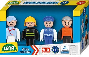 LENA Spielfiguren 4490 Zubehörset für Spielzeugautos