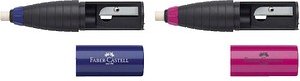 FABER-CASTELL Radiergummi mit Spitzer farbsortiert, 1 St.