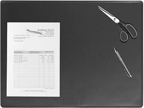 Printus Schreibtischunterlage schwarz Kunststoff 63,0 x 50,0 cm, 1 St.