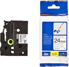 Thumbnail - brother Schriftband TZe-FX251 TZEFX251, 24 mm, schwarz auf weiß, 1 St.