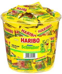 HARIBO KINDER SCHNULLER Minibeutel Fruchtgummi 100 St.