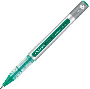 FABER-CASTELL Free Ink Tintenroller grau 0,7 mm, Schreibfarbe: grün, 1 St.