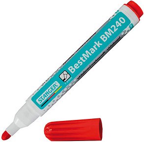 STANGER BestMark M240 Whiteboard-Marker rot 1,0 - 3,0 mm, 1 St.