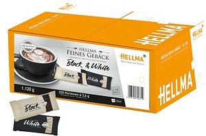 HELLMA Black & White Kekse 200 St.