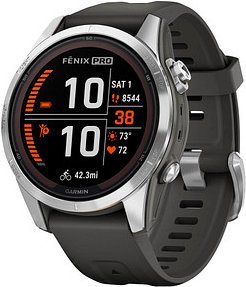 GARMIN fēnix 7S Pro Smartwatch schwarz, silber