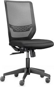 Thumbnail - Trendoffice by Dauphin Bürostuhl to-sync work mesh one, 9241 SY0 A0 Stoff schwarz, Gestell schwarz