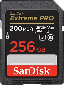 SanDisk Speicherkarte SDXC-Card Extreme PRO, 256 GB, 1 St.